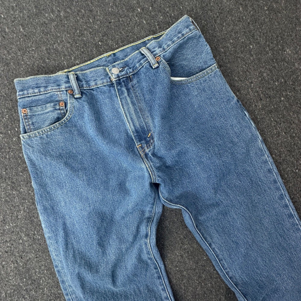 Levi 517 Jeans Men 34x34 Blue Bootcut Denim Classic Fit cowboy western med wash